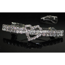 Сердце дизайн Rhinestone Hairgrip Девушки Аксессуары для волос Блеск Crystal Barrette